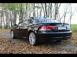 2006 BMW 7 серии 750i IV (E65/E66) Рестайлинг, чёрный, 1100000 рублей, вид 1