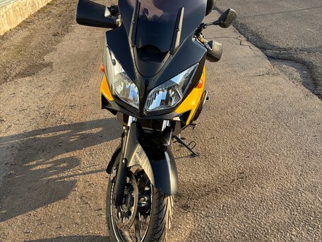 2007 Suzuki V-Strom DL 650, жёлтый, 400000 рублей, вид 2