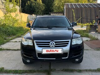 2007 Volkswagen Touareg I Рестайлинг, чёрный, 750000 рублей, вид 2