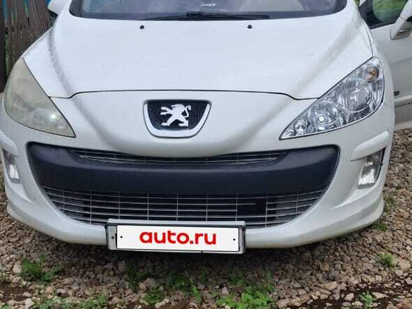 2009 Peugeot 308 I, белый, 430000 рублей