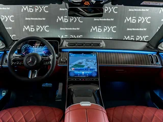 2024 Mercedes-Benz S-Класс 500 Long 4MATIC VII (W223), чёрный, 24351779 рублей, вид 2