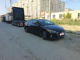 2017 Hyundai Elantra VI (AD), чёрный, 1150000 рублей, вид 1