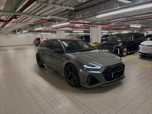 2021 Audi RS 6 IV (C8), серый - вид 2