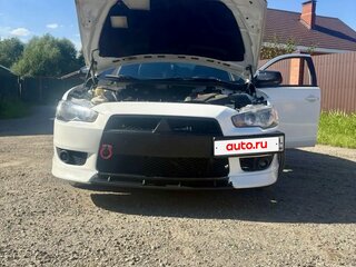 2012 Mitsubishi Lancer X Рестайлинг, белый, 800000 рублей, вид 2