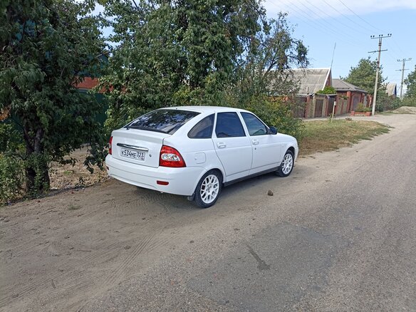 2012 Lada (ВАЗ) Priora I, белый - вид 4