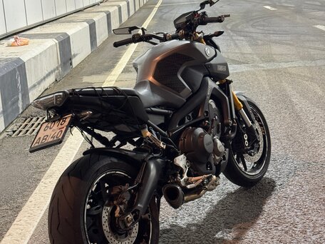 2014 Yamaha MT-09 (FZ-09), серый, 700000 рублей, вид 5