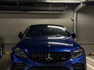2019 Mercedes-Benz C-Класс AMG 43 AMG IV (W205) Рестайлинг, синий, 4350000 рублей, вид 3