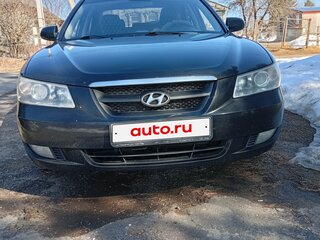 2007 Hyundai Sonata V (NF), чёрный, 600000 рублей, вид 1