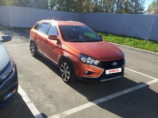2018 Lada (ВАЗ) Vesta SW Cross I, оранжевый, 1300000 рублей, вид 5
