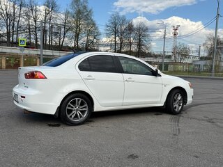 2007 Mitsubishi Lancer X, белый, 580000 рублей, вид 4