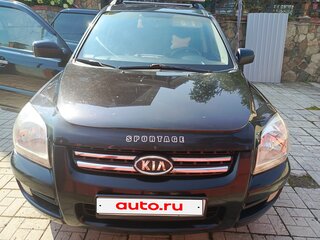 2006 Kia Sportage II, чёрный, 900000 рублей, вид 2