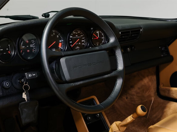 1989 Porsche 911 Carrera II (911, 930), чёрный - вид 19