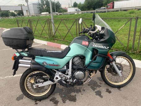 1992 Honda Transalp 400, зелёный, 200000 рублей, вид 2