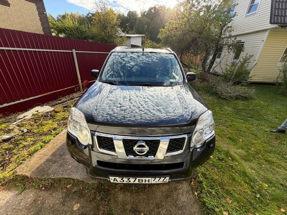 2012 Nissan X-Trail II Рестайлинг, чёрный, 1050000 рублей