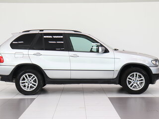 2002 BMW X5 3.0i I (E53), серебристый, 537000 рублей, вид 3