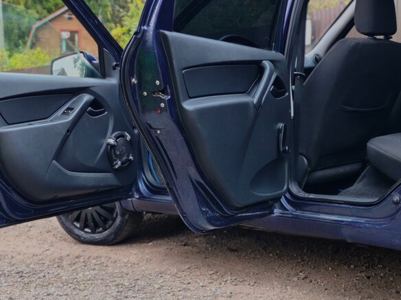 2012 Lada (ВАЗ) Granta I, синий, 290000 рублей - вид 6