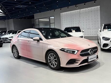 2022 Mercedes-Benz A-Класс 180 Long IV (W177) Рестайлинг, розовый, 1433000 рублей, вид 3