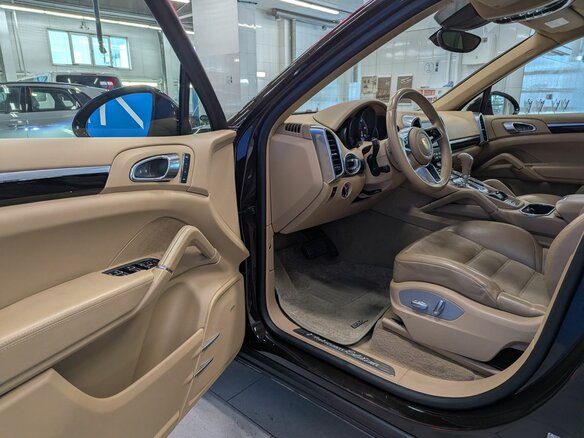 2017 Porsche Cayenne Diesel II Рестайлинг (958), коричневый - вид 8