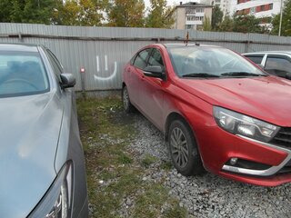 2016 Lada (ВАЗ) Vesta I, красный, 1100000 рублей, вид 1