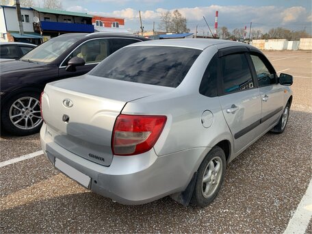 2012 Lada (ВАЗ) Granta I, серебристый, 210100 рублей, вид 3