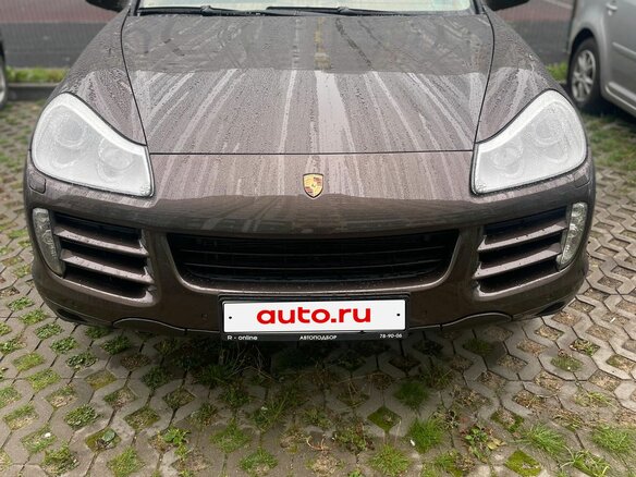 2009 Porsche Cayenne Diesel I Рестайлинг (957), коричневый, 1720000 рублей - вид 1