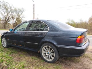 2002 BMW 5 серии 520i IV (E39) Рестайлинг, синий, 458000 рублей, вид 3