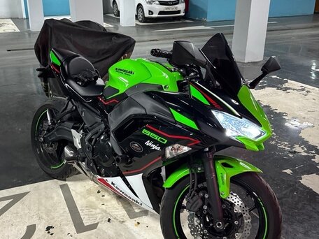 2020 Kawasaki Ninja 650, зелёный, 715000 рублей, вид 2
