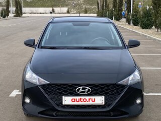 2020 Hyundai Solaris II Рестайлинг, чёрный, 1400000 рублей, вид 2