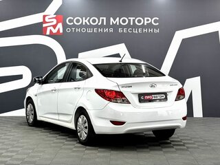 2012 Hyundai Solaris I, белый, 669900 рублей, вид 4