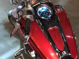 2009 Yamaha XV 1900, красный, 1100000 рублей, вид 3