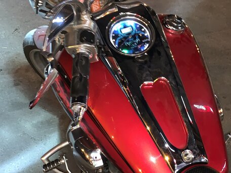 2009 Yamaha XV 1900, красный, 1100000 рублей, вид 3