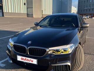 2020 BMW 5 серии M550d xDrive VII (G30/G31/G38), чёрный, 5800000 рублей, вид 2