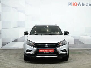 2021 Lada (ВАЗ) Vesta SW Cross I, серебристый, 1050000 рублей, вид 2