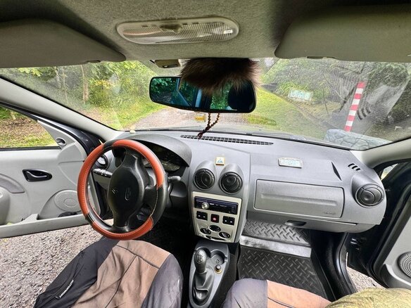 2008 Renault Logan I, серый, 340000 рублей - вид 3