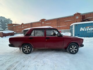2007 Lada (ВАЗ) 2107, пурпурный, 170000 рублей, вид 3