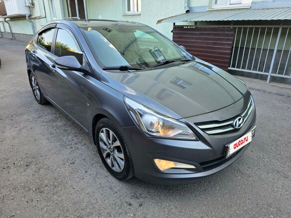 2014 Hyundai Solaris I Рестайлинг, серый