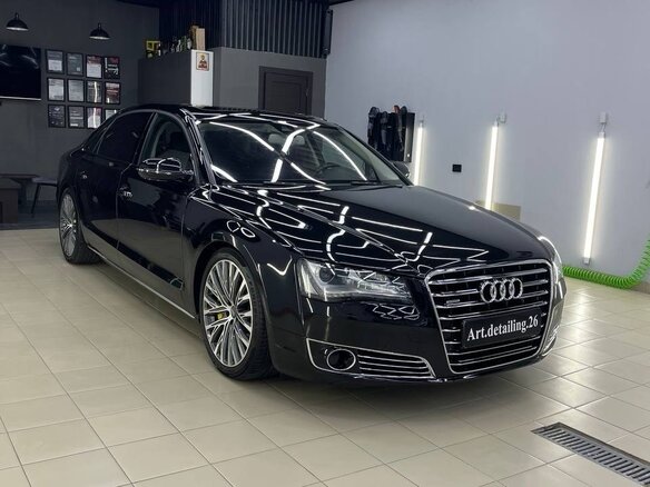 2012 Audi A8 Long III (D4), чёрный, 1800000 рублей - вид 7