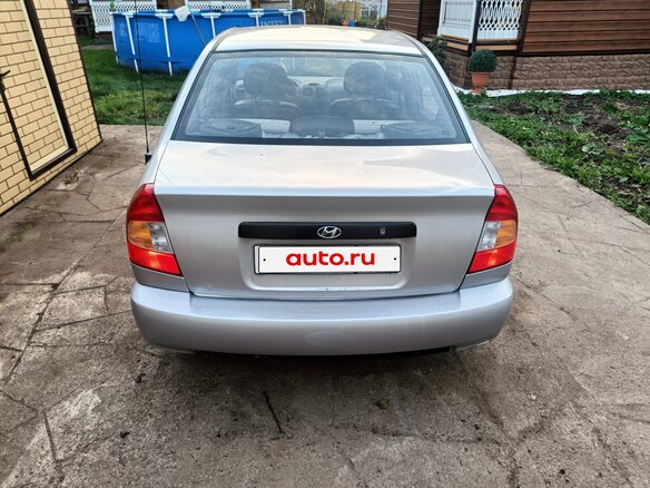 2007 Hyundai Accent ТагАЗ II, серебристый, 350000 рублей - вид 5