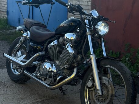 1992 Yamaha XV400 Virago, чёрный, 205000 рублей, вид 3