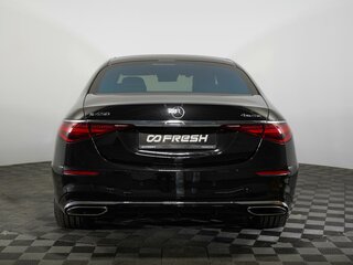 2021 Mercedes-Benz S-Класс 450 Long 4MATIC VII (W223), чёрный, 9580000 рублей, вид 4