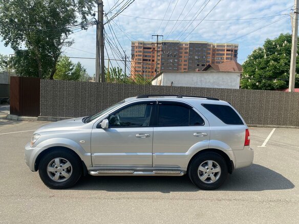 2008 Kia Sorento I Рестайлинг, серебристый - вид 2