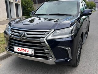 2018 Lexus LX 570 III Рестайлинг 2, синий, 9000000 рублей, вид 1