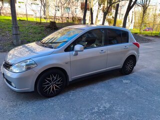 2007 Nissan Tiida I, серебристый, 700000 рублей, вид 4
