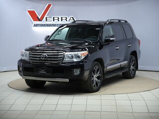 2013 Toyota Land Cruiser 200 Series Рестайлинг 1, чёрный, 3290000 рублей, вид 1