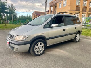 2002 Opel Zafira A, серебристый, 255000 рублей, вид 1