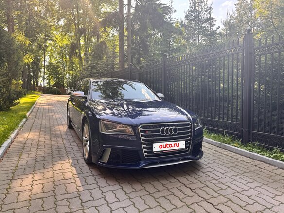 2013 Audi S8 III (D4), синий - вид 2