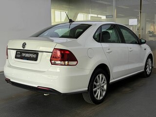 2017 Volkswagen Polo V Рестайлинг, белый, 1210000 рублей, вид 5
