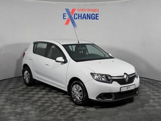 2016 Renault Sandero II, белый, 679000 рублей, вид 3