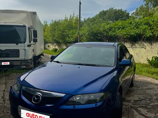 2006 Mazda 6 I (GG) Рестайлинг, синий, 430000 рублей, вид 2
