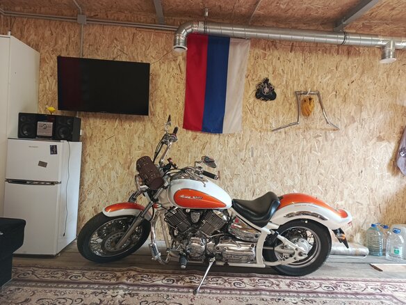 2001 Yamaha XVS1100, белый, 590000 рублей - вид 2